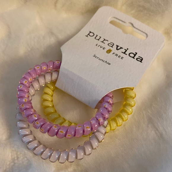 Pura Vida Accessories - PuraVida Pastel Coil Scrunchies #301
